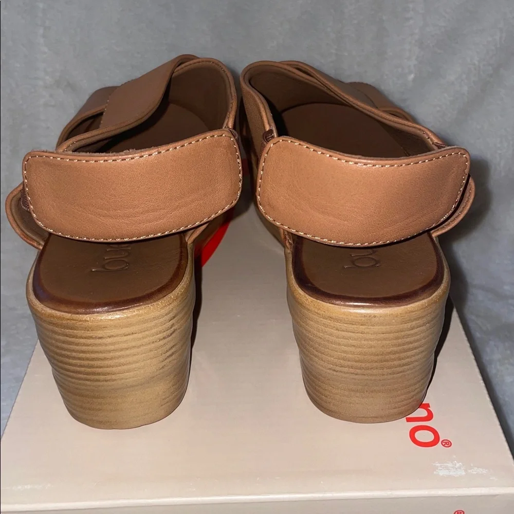 NWT BUENO Brand NAOMI Sandal in Dark Tan - Picture 10 of 14